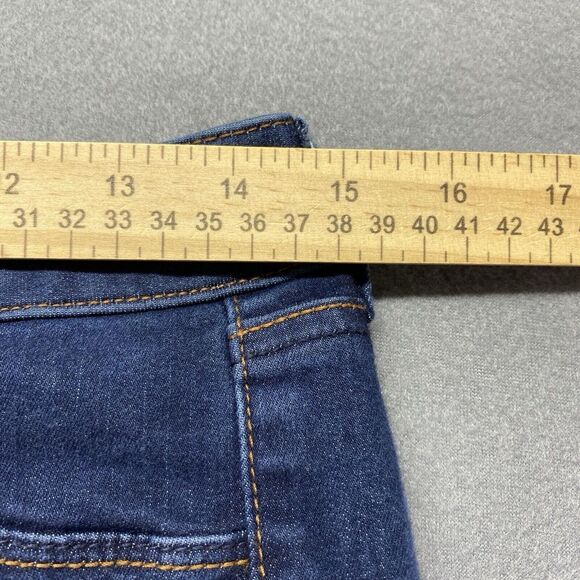 Refuge Jeans Womens 8 Blue Mid Rise Stretch Hipster Dark Wash - Picture 3 of 10